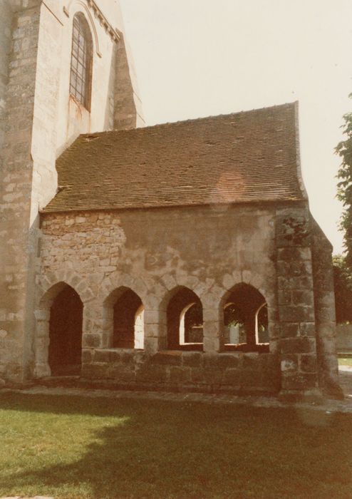 porche ouest, élévation nord