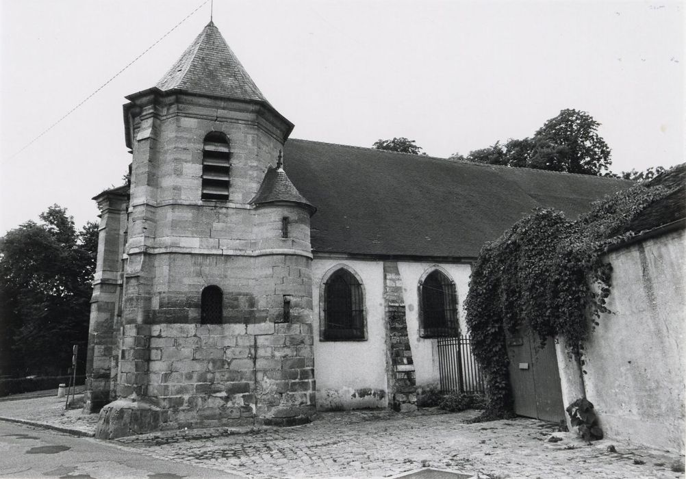 clocher, élévations sud-est