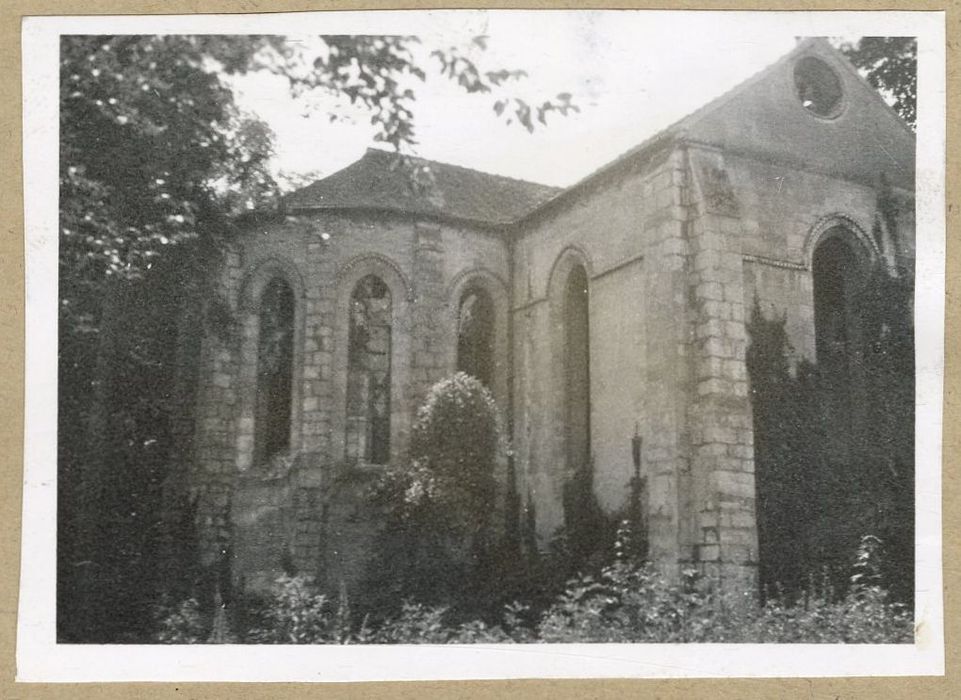 chevet et transept nord, vue partielle