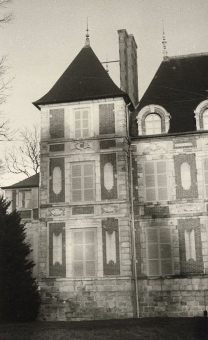 pavillon nord-ouest, vue générale de la façade