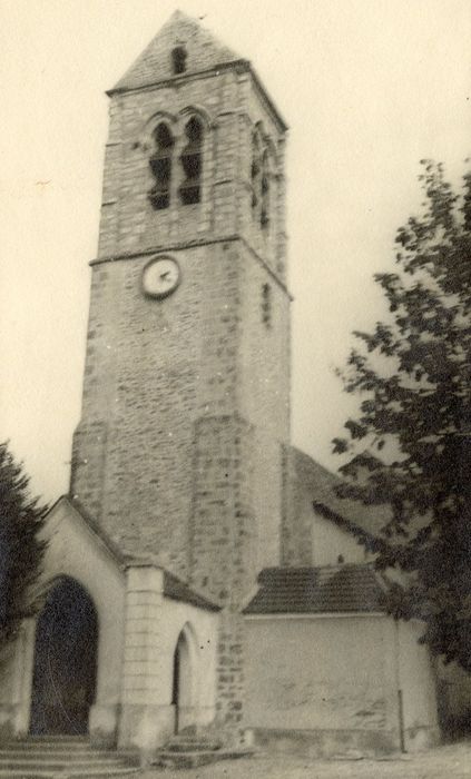 clocher, élévation ouest