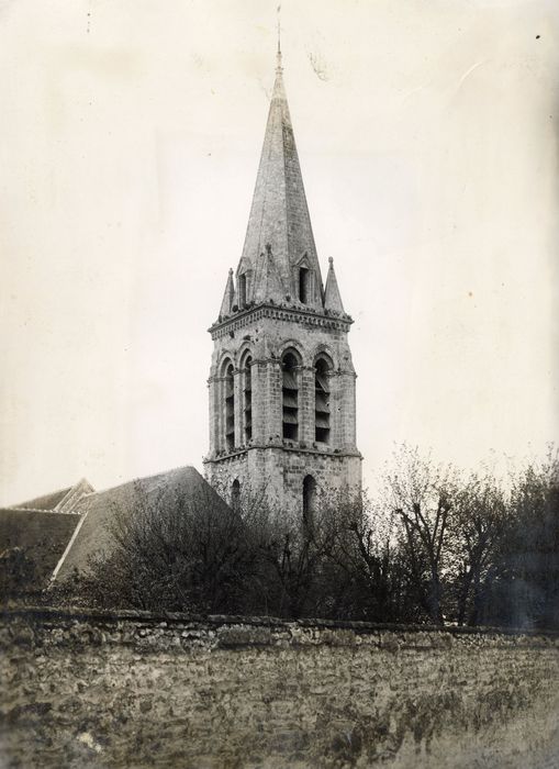 clocher, élévations sud et est