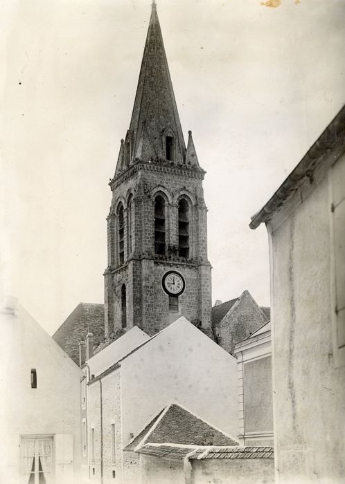 clocher, élévations nord et est