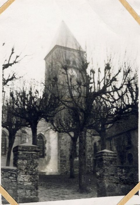 clocher, élévation sud, vue partielle