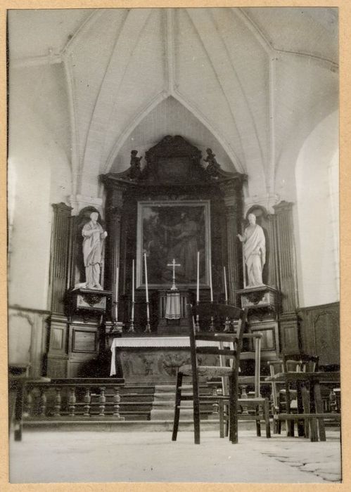 maître-autel, retable, tableau : Saint Léonard