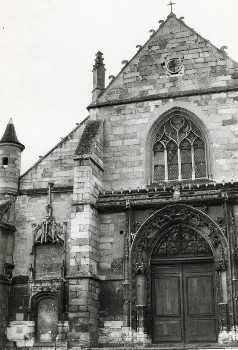 façade ouest, vue partielle