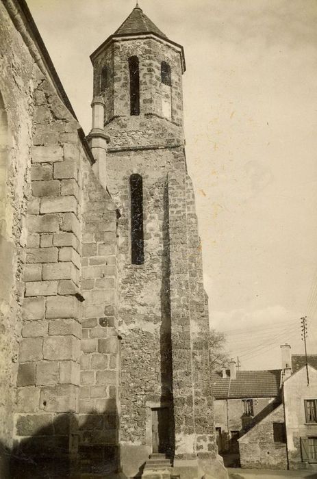 clocher, élévation ouest