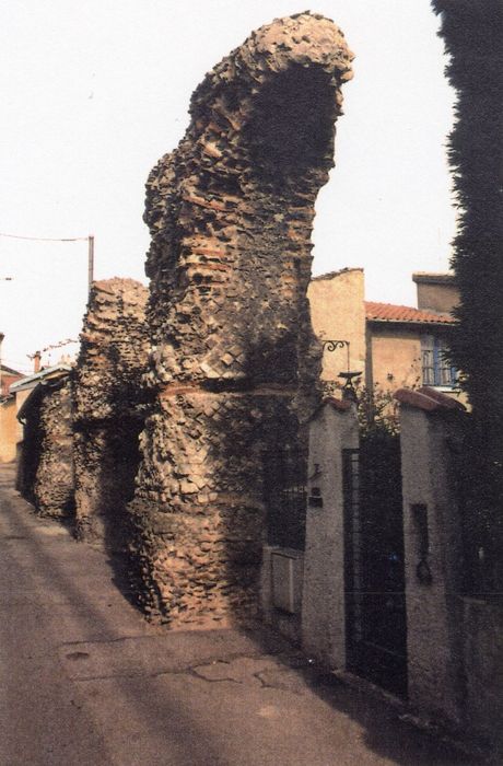 vue partielle des vestiges (photocopie numérisée)