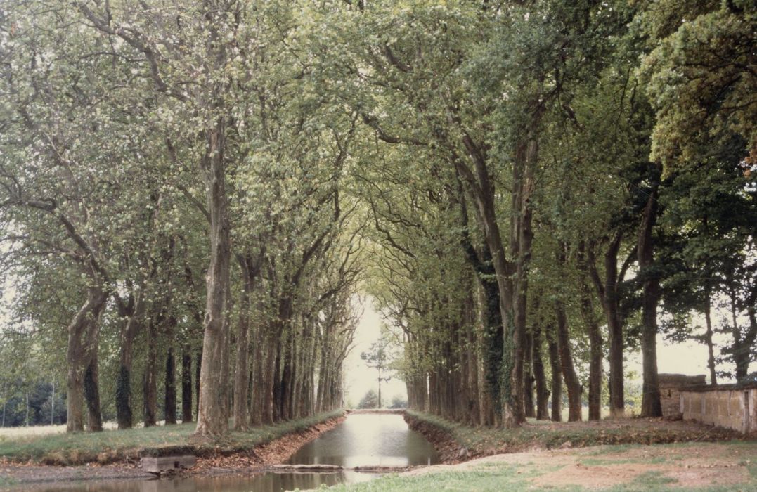 parc, grand canal sud depuis le Nord