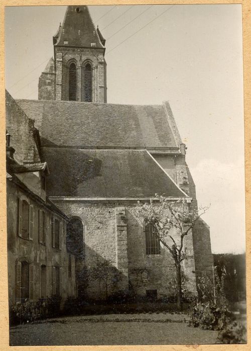 façade latérale sud, vue partielle