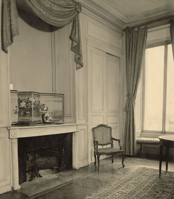 cheminée du grand salon