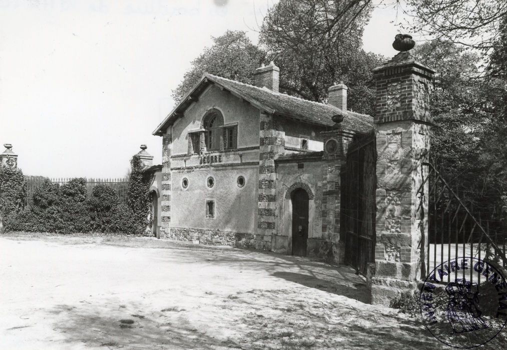 maison du portier, façade ouest