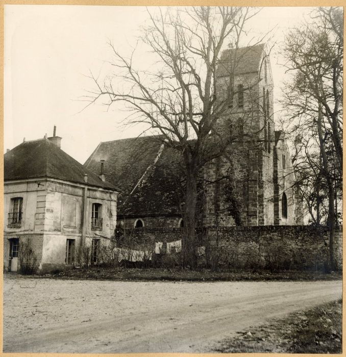 façade latérale nord, vue partielle