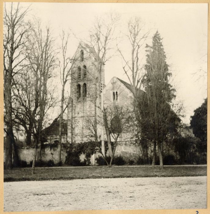 façade ouest, vue partielle