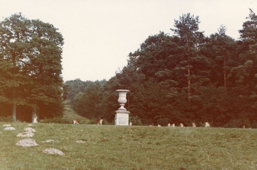 parc, grande perspective nord-est en direction du sud-ouest