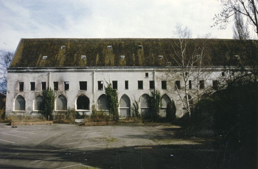 bâtiment du dortoir, façade ouest