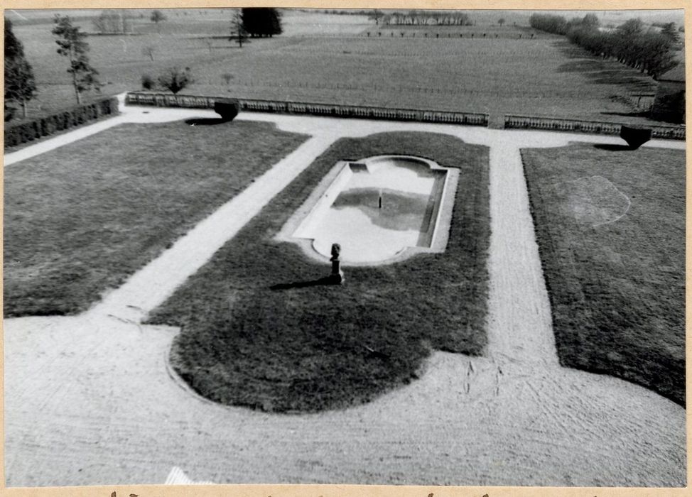 parterres sud, vue partielle