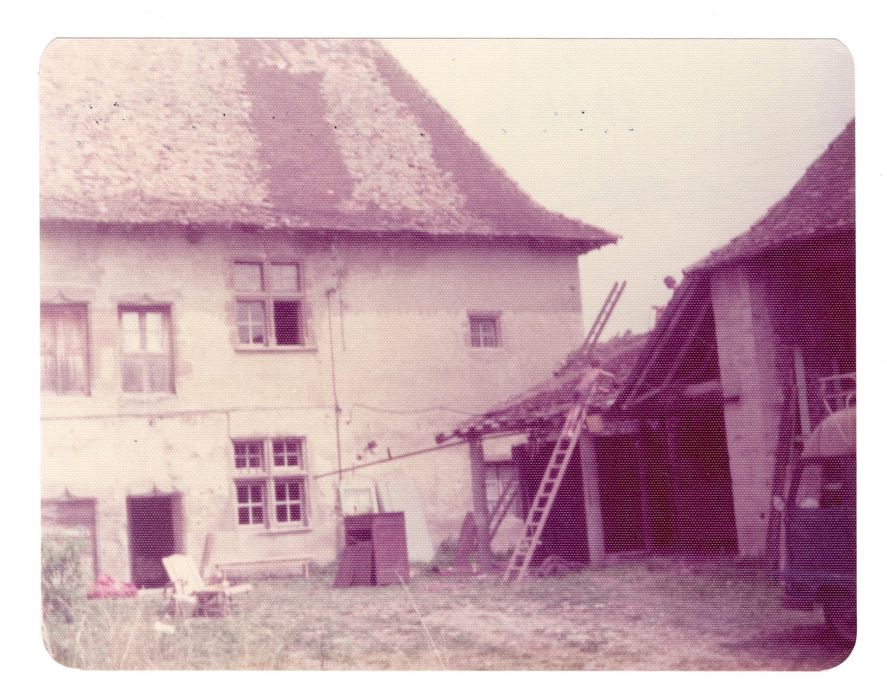 façade sud-ouest, vue partielle