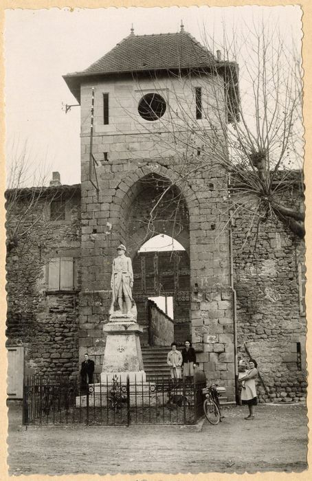 aile ouest, façade ouest, vue partielle