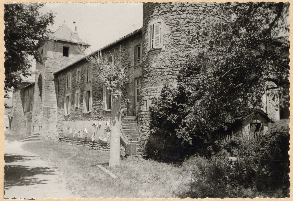 aile ouest, façade ouest, vue partielle