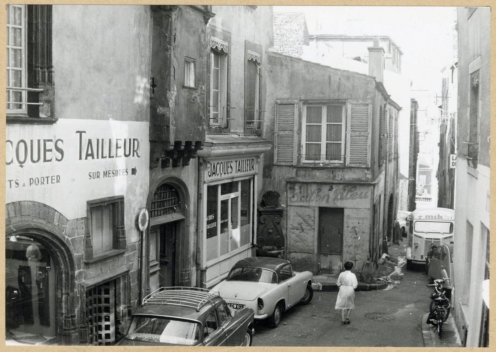 façade sur la rue Barnier, vue partielle