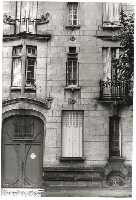 façade sur la boulevard Pasteur, vue partielle