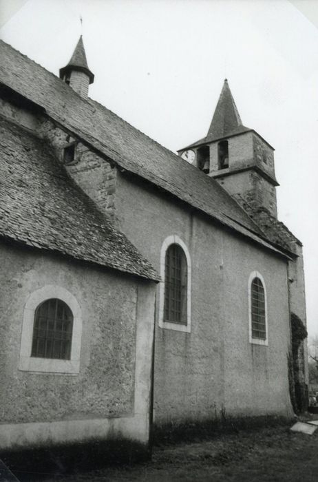 façade latérale nord, vue partielle