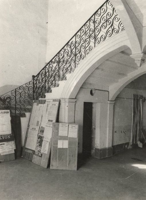 escalier d’honneur, vue partielle