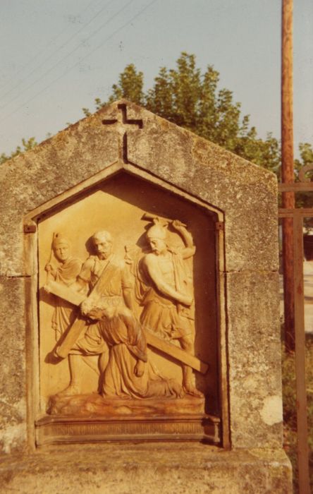 chemin de croix, détail d’une station