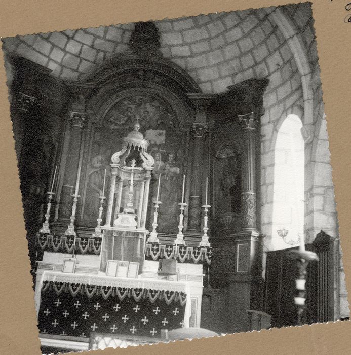 retable de la Nativité, tableau : Adoration des bergers