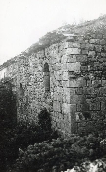 façade latérale nord, vue partielle