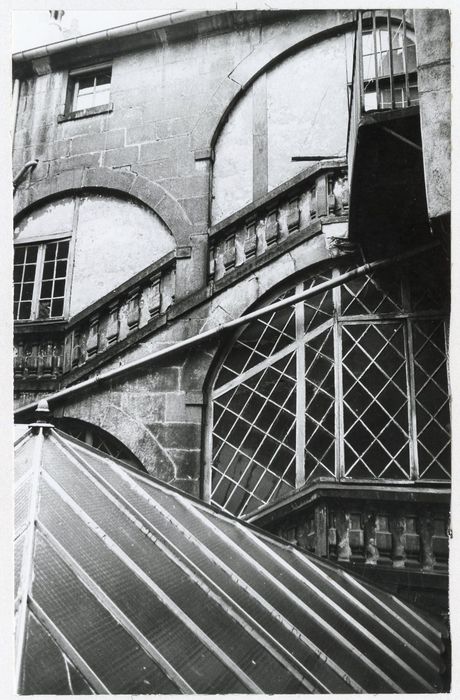 escalier, élévation extérieure