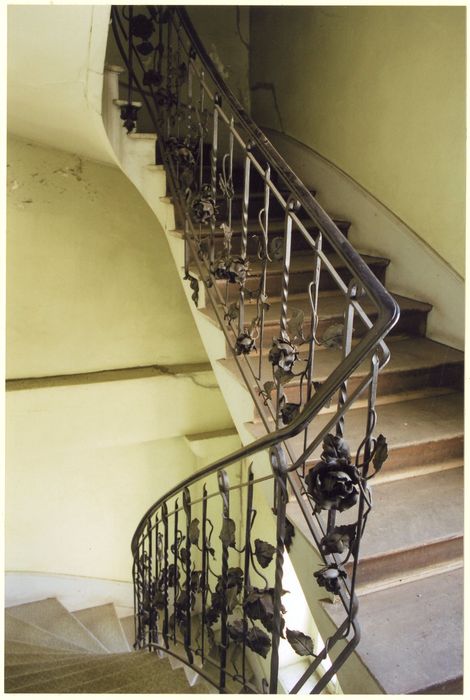 escalier, vue partielle