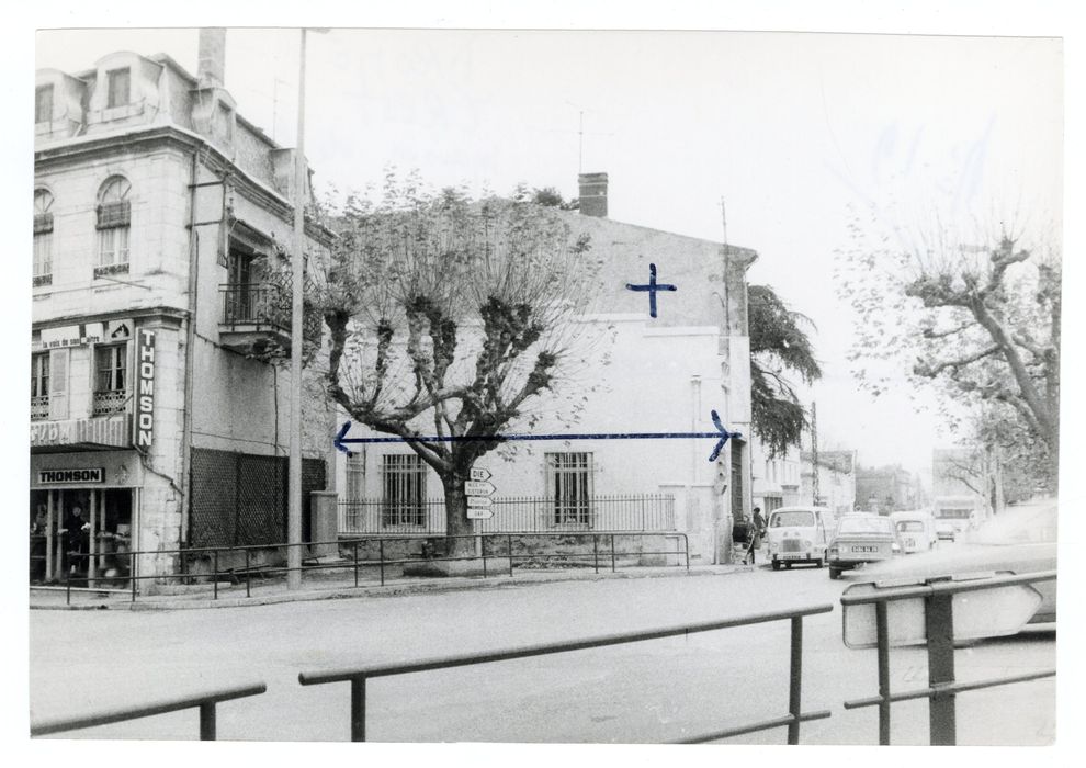 pignon ouest depuis la rue