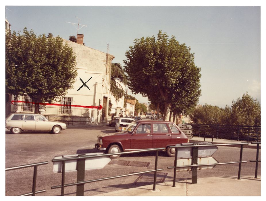 pignon ouest depuis la rue