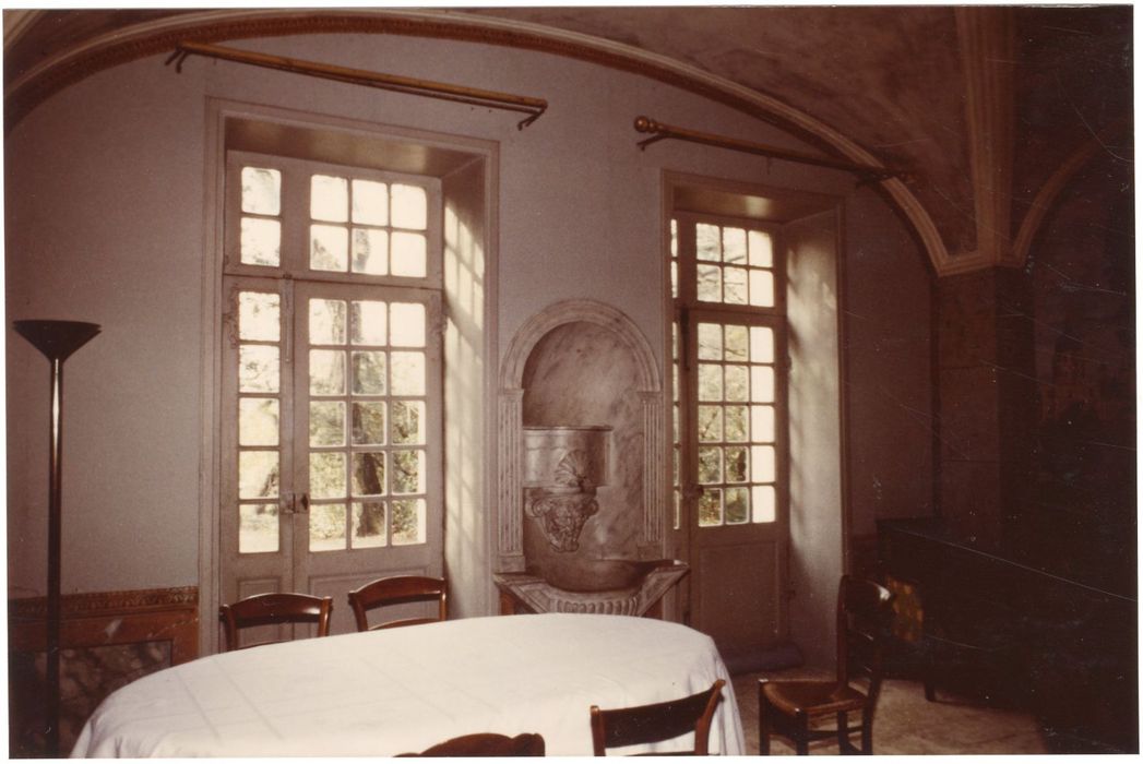 salle à manger, fontaine