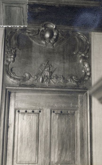 salle à manger, décors stuqués, détail