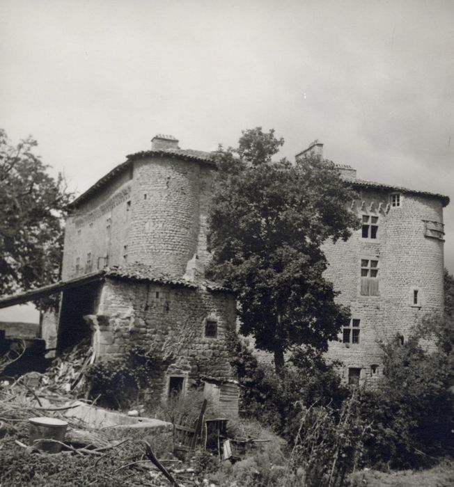 façades sud-est sud-ouest, vue partielle