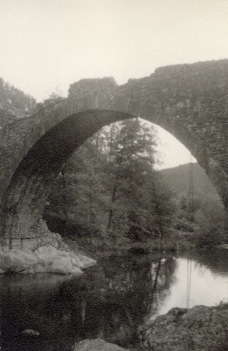 vue partielle du pont depuis l’Est, élévation sud