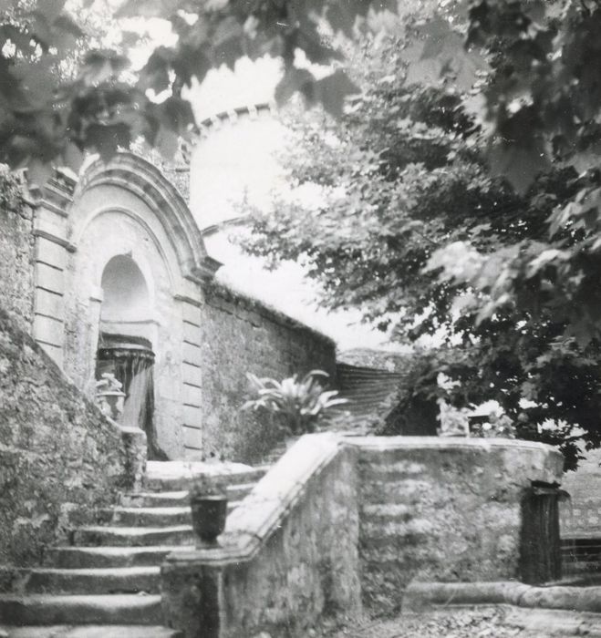 parc, grand escalier