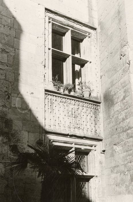 façades sur la cour d’honneur, vue partielle