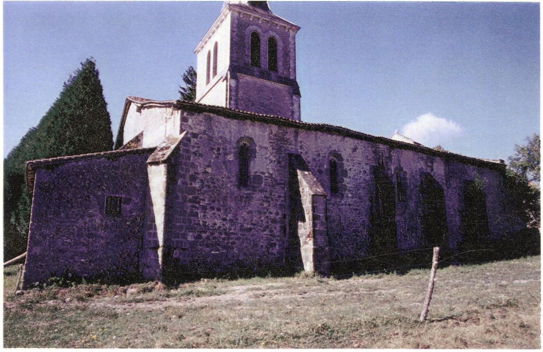 façade latérale nord (photocopie numérisée)