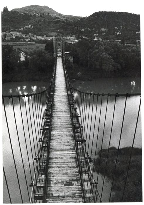 vue générale du pont depuis la pile centrale en direction du Nord-Ouest