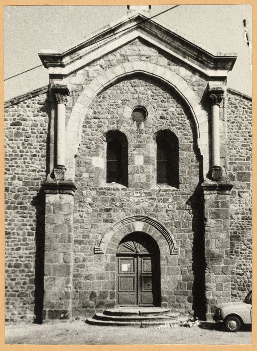 façade ouest, vue partielle