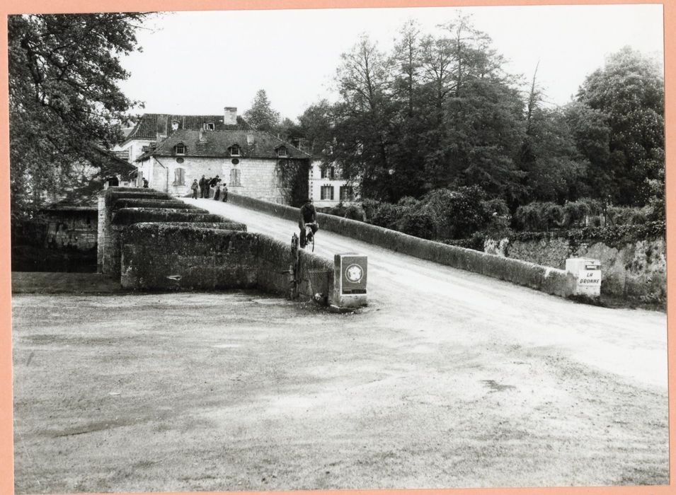 vue générale du tablier depuis la rive nord