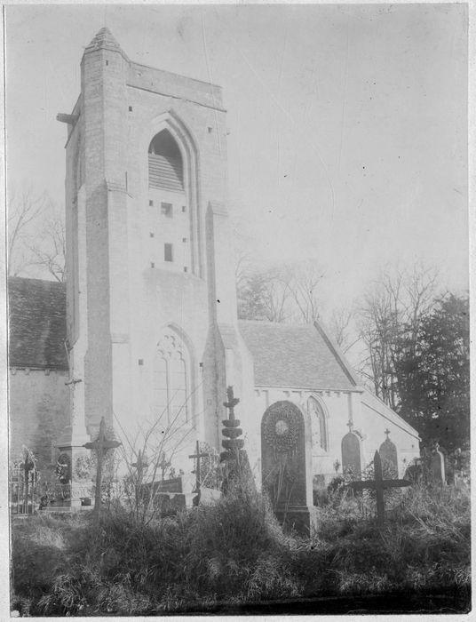 clocher, élévation sud-ouest