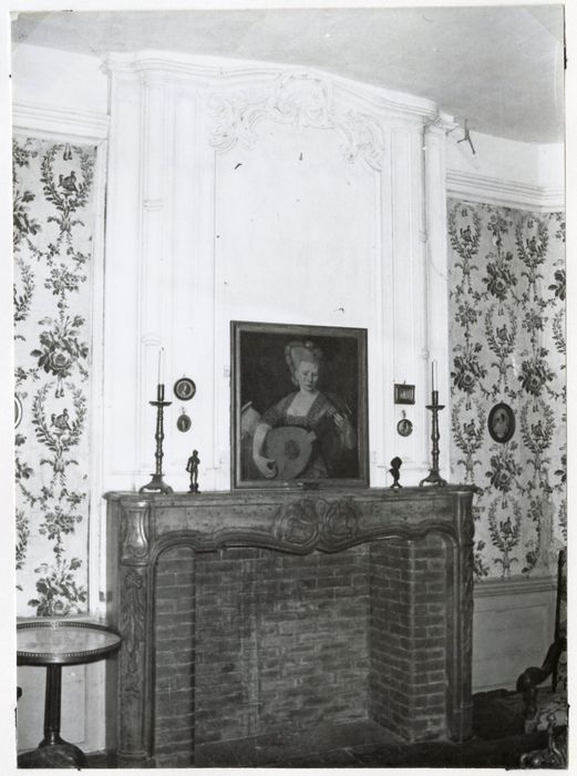 1er étage, grand salon, cheminée