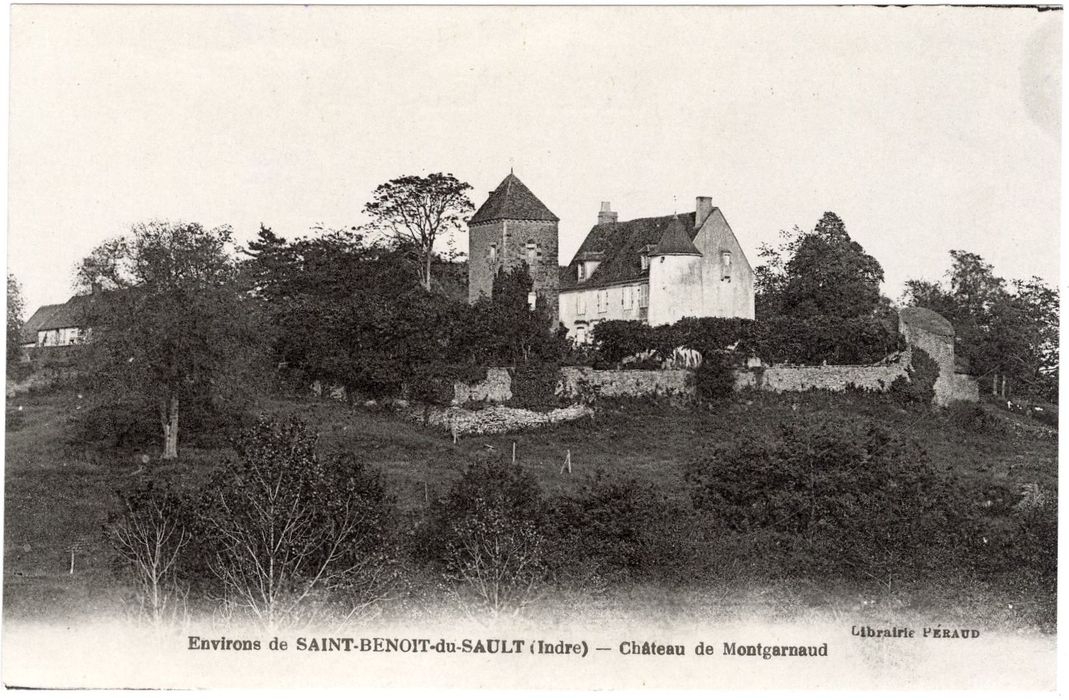 vue générale du château dans son environnement depuis le Nord-Ouest