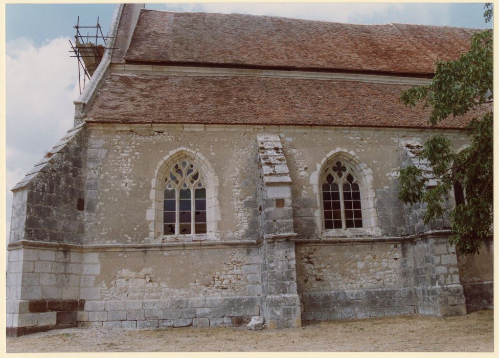 Façade latérale sud, vue partielle