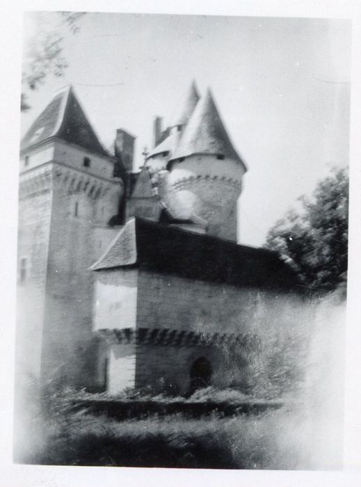 vue partielle du château depuis le Nord
